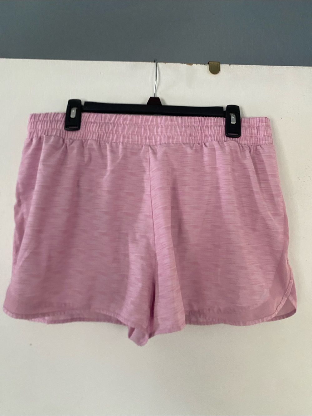 ASICS Light Pink Running Shorts with Elastic Waist